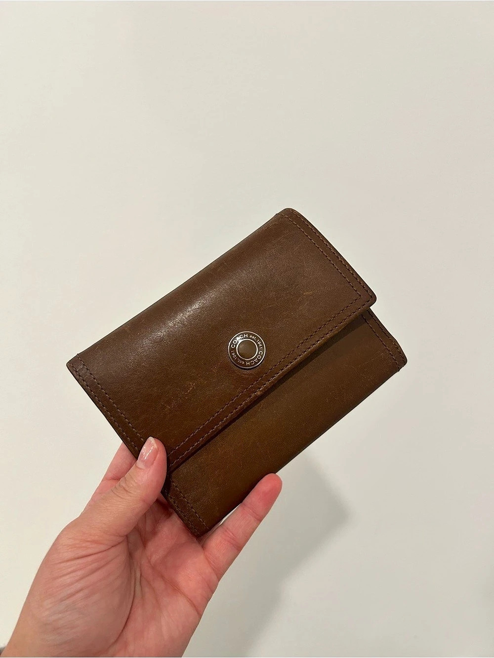 Coach Chelsea Brown Leather Wallet